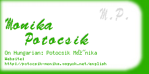 monika potocsik business card